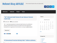 Tablet Screenshot of mehmetolcay.com